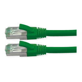 ROLINE Patchkabel Cat.6A S/FTP (PiMF) Verde 0,3 m