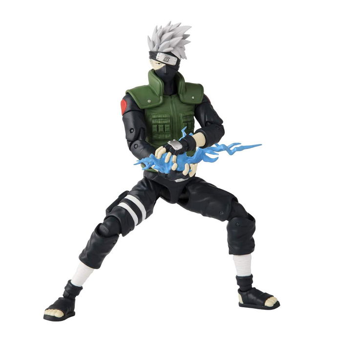Bandai Anime Heroes 36903 Figura de Acción Kakashi Naruto con más de 20 Puntos de Articulación (Idiomas: English, Francés, Alemán, Portugués, Español)