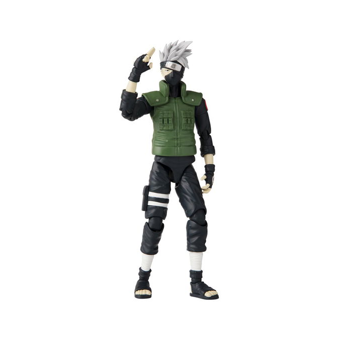 Bandai Anime Heroes 36903 Figura de Acción Kakashi Naruto con más de 20 Puntos de Articulación (Idiomas: English, Francés, Alemán, Portugués, Español)