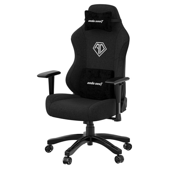 Anda Seat Phantom 3 L negra con tapicería de tela Anda Seat Phantom 3 L negra con tapicería de tela