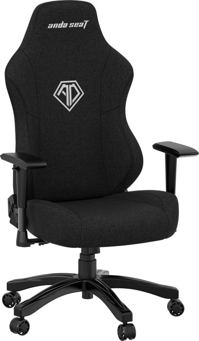 Anda Seat Phantom 3 L negra con tapicería de tela Anda Seat Phantom 3 L negra con tapicería de tela