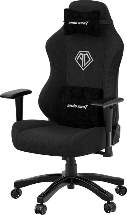 Anda Seat Phantom 3 L negra con tapicería de tela Anda Seat Phantom 3 L negra con tapicería de tela