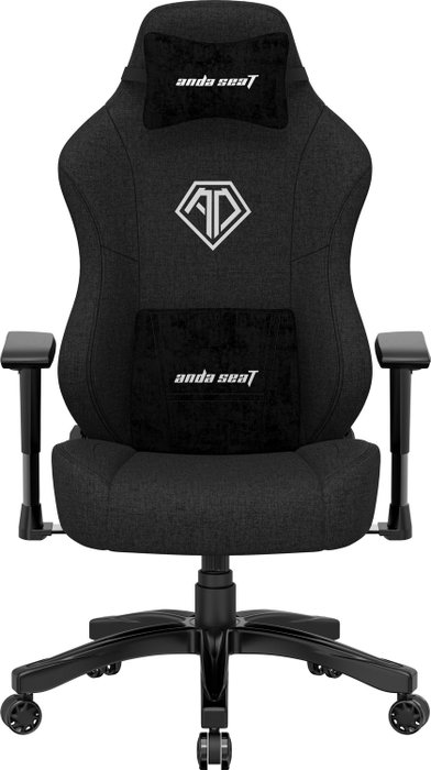 Anda Seat Phantom 3 L negra con tapicería de tela Anda Seat Phantom 3 L negra con tapicería de tela