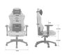 Anda Seat Phantom 3 L negra con tapicería de tela