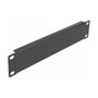 DeLOCK Tapa Ciega para Rack 1U, 10 pulgadas (25.4 cm), Metálica, Negro