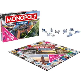 Winning Moves WIN5036905059800 MONOPOLY Toulouse - Juego de mesa - De 2 a 6 jugadores - A partir de 8 años