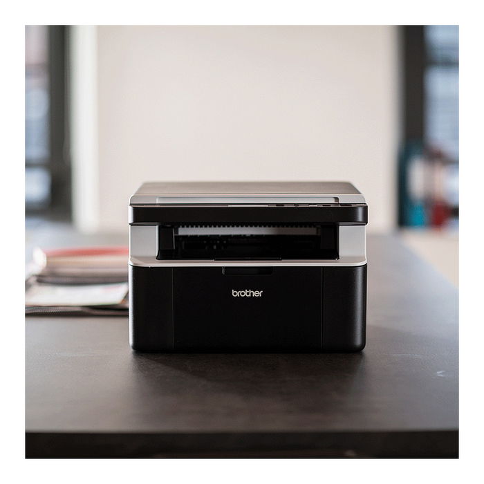 Brother DCP-1612WVB Multifunción Láser Blanco y Negro, Copias, Escáner A4 Negro/Plata