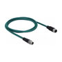 DeLOCK Cable de red M12 X-codificado 8 pines macho a hembra PUR (TPU) 1 m