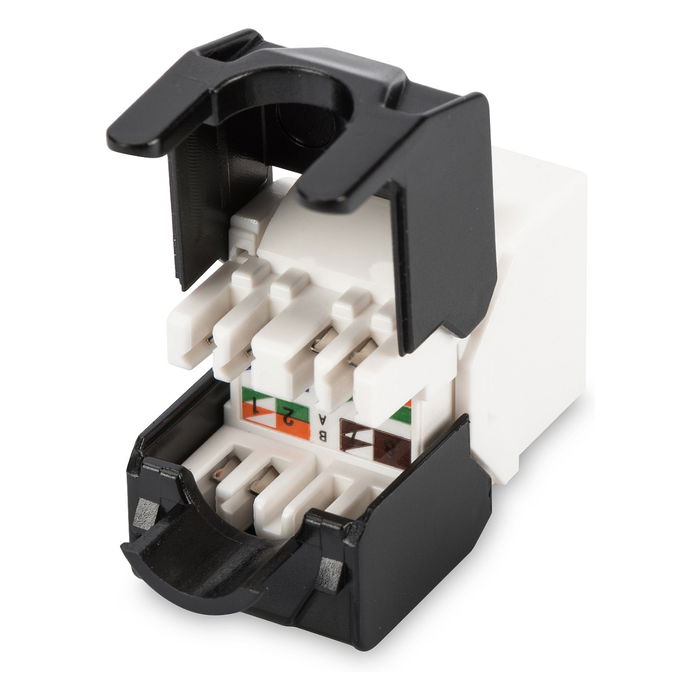 Digitus Keystone Jack Cat6a 500MHz Ungeschirmt Werkzeugfrei Digitus Keystone Jack Cat6a 500MHz Ungeschirmt Werkzeugfrei