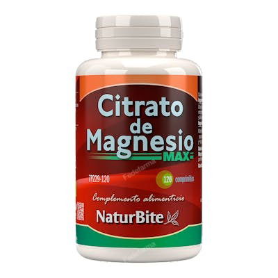 VITAMEAL Citrato De Magnesio Max 120 Comp. Suplemento Alimenticio