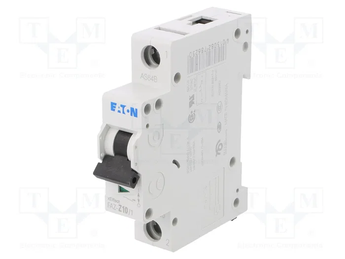 EATON ELECTRIC FAZ-Z10/1 Interruptor magnetotérmico 10A 1 Polo EATON ELECTRIC FAZ-Z10/1 Interruptor magnetotérmico 10A 1 Polo