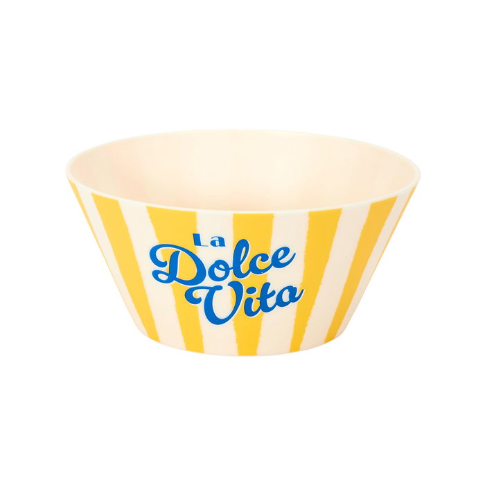 Home Deco Factory Bol 750 ml Polipropileno Colección Dolce Vita - Amarillo, Azul o Rosa