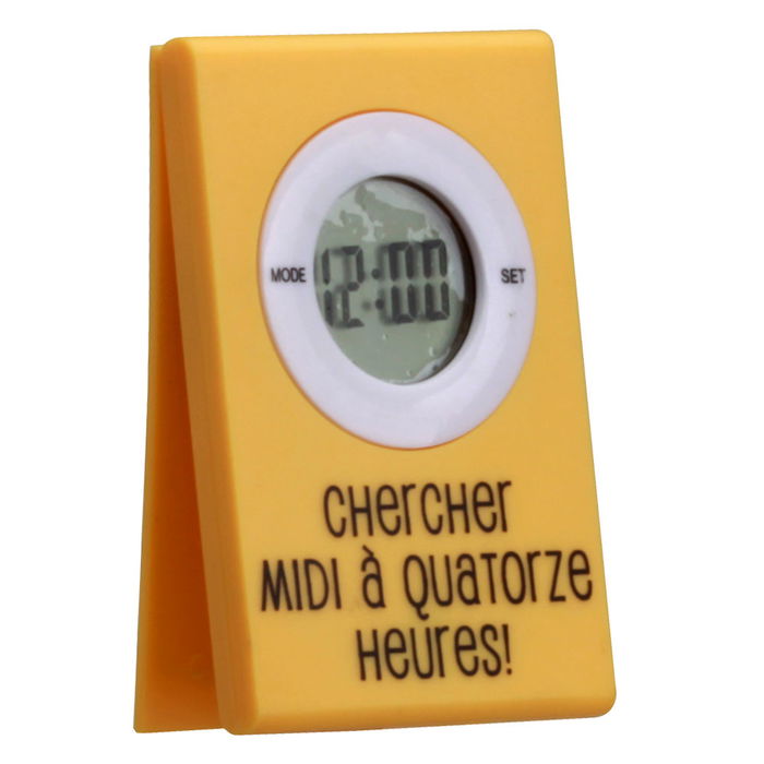 Fun Connection Reloj Iman/ Pinza Surtido, Ideal para Mensajes, Colores Surtidos, 5,5x8,5 cm