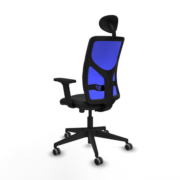 PIQUERAS Y CRESPO Silla de oficina Motilla con mecanismo Sincro/Traslack, Azul y Negro PIQUERAS Y CRESPO Silla de oficina Motilla con mecanismo Sincro/Traslack, Azul y Negro