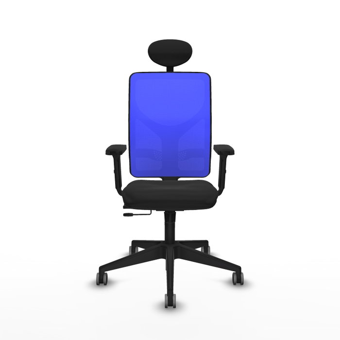PIQUERAS Y CRESPO Silla de oficina Motilla con mecanismo Sincro/Traslack, Azul y Negro PIQUERAS Y CRESPO Silla de oficina Motilla con mecanismo Sincro/Traslack, Azul y Negro