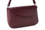Lucky Bees 1273 Bolso Claret Red de Cuero de Polivinilo Elegante para Mujer