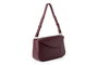 Lucky Bees 1273 Bolso Claret Red de Cuero de Polivinilo Elegante para Mujer