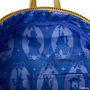 Loungefly Mochila Blancanieves Disney 26cm Mini Mochila de Terciopelo con Adornos de Piel Sintética