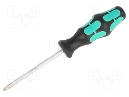 WERA Destornillador estándar Pozidriv® PZ2 de 100 mm
