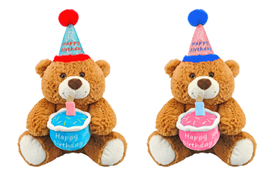 DKD Home Decor Peluche Poliéster Multicolor Cumpleaños Surtido de 2