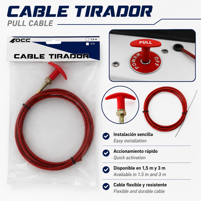 Occ Motorsport Cable Tirador 1,5 Metros