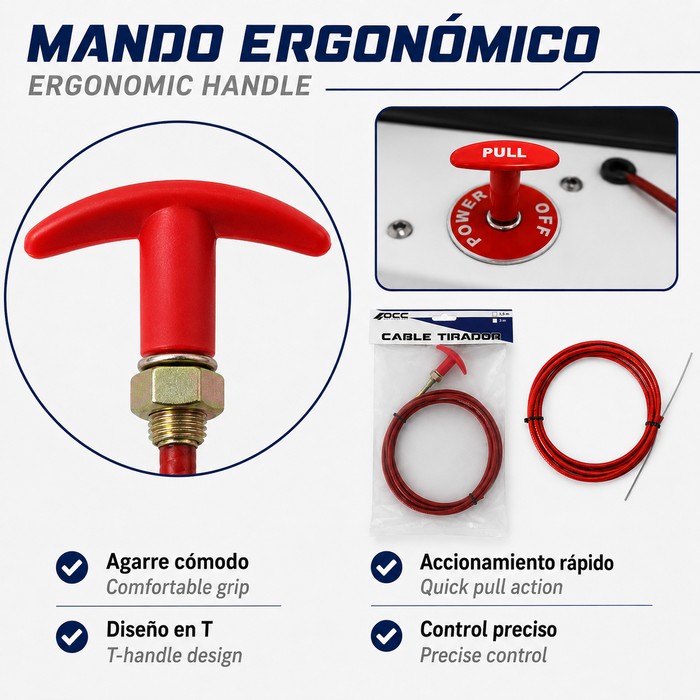 Occ Motorsport Cable Tirador 1,5 Metros