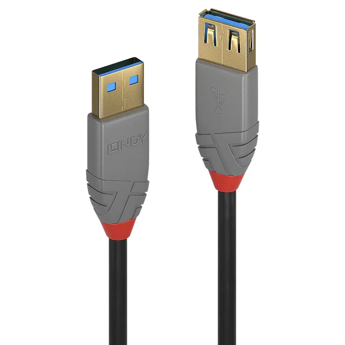 Lindy Cable de Extensión USB 3.2 Gen 1 USB A a USB A, 2 m, Negro Lindy Cable de Extensión USB 3.2 Gen 1 USB A a USB A, 2 m, Negro