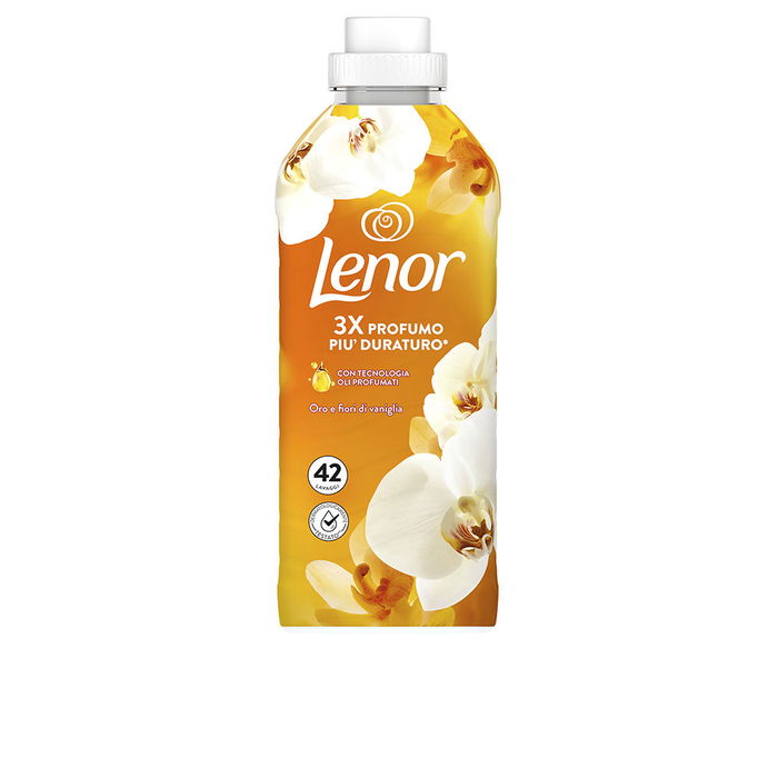 Lenor Suavizante Ropa Líquido Concentrado Flores de Oro y Vainilla 42 Dosis