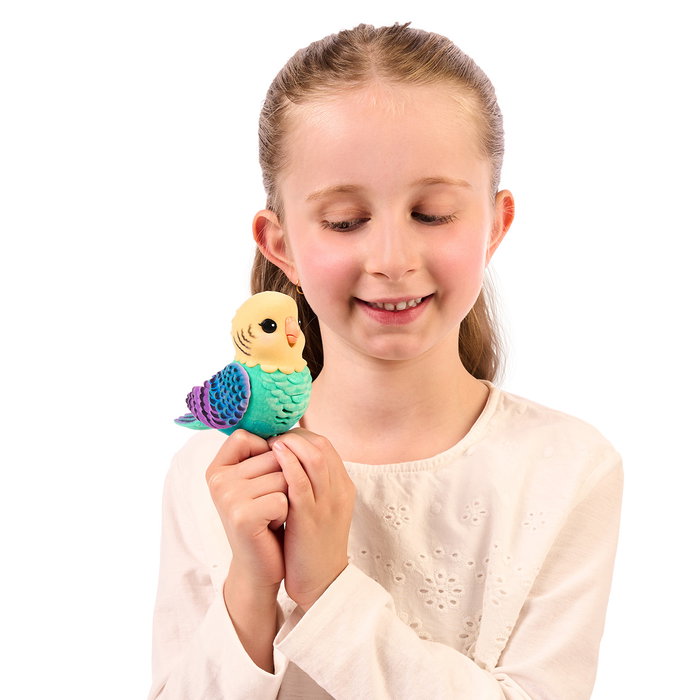 Moose Little Live Pets Pájaro Parlanchín Azul 26691 con Más de 20 Reacciones y Sonidos, Repite lo que Dices Moose Little Live Pets Pájaro Parlanchín Azul 26691 con Más de 20 Reacciones y Sonidos, Repite lo que Dices