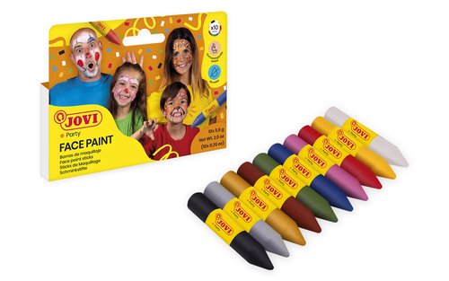 Jovi Estuche de 10 Barras de Maquillaje Colores Surtidos de 5,6g Jovi Estuche de 10 Barras de Maquillaje Colores Surtidos de 5,6g