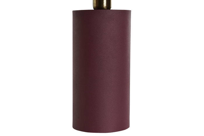 DKD Home Decor Lámpara Sobremesa Urban de Metal Magenta Naranja Dorado, diseño Seta, 31x45x31 cm, E27 Max 50W, Pack 2 Unidades