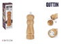 Quttin Molinillo de Pimienta de Madera 15 cm (20 Unidades)