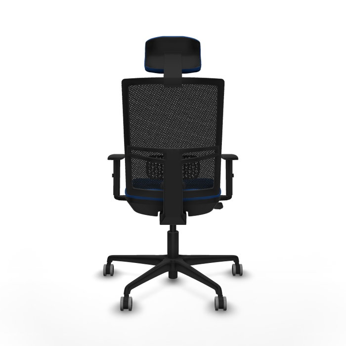 PIQUERAS Y CRESPO Silla de oficina Yunquera Azul y Negro con mecanismo Sincro/Traslack PIQUERAS Y CRESPO Silla de oficina Yunquera Azul y Negro con mecanismo Sincro/Traslack