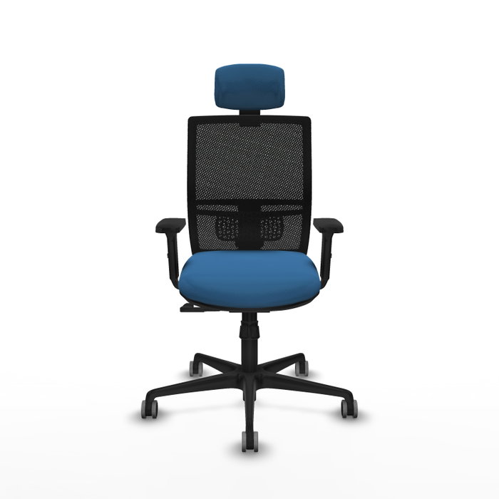 PIQUERAS Y CRESPO Silla de oficina Yunquera Azul claro y Negro PIQUERAS Y CRESPO Silla de oficina Yunquera Azul claro y Negro