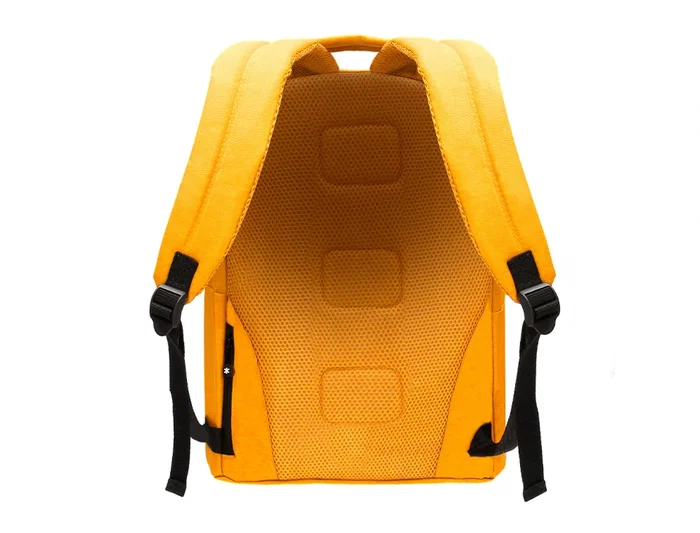 Antartik Mochila con Asa y Bolsillos con Cremallera Color Mostaza 310x160x410 mm