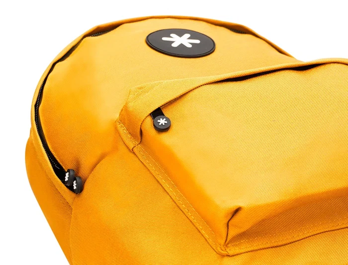 Antartik Mochila con Asa y Bolsillos con Cremallera Color Mostaza 310x160x410 mm