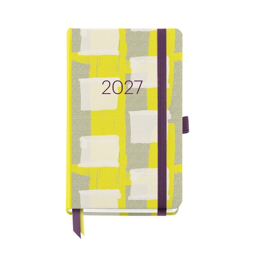 MIQUELRIUS Agenda Anual 2027 Passport con Diseño de Cuadrados y Tapa Extra MIQUELRIUS Agenda Anual 2027 Passport con Diseño de Cuadrados y Tapa Extra