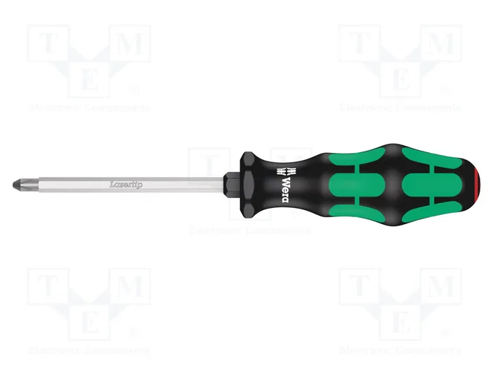 WERA Destornillador estándar Phillips PH2 con punta de 100 mm WERA Destornillador estándar Phillips PH2 con punta de 100 mm
