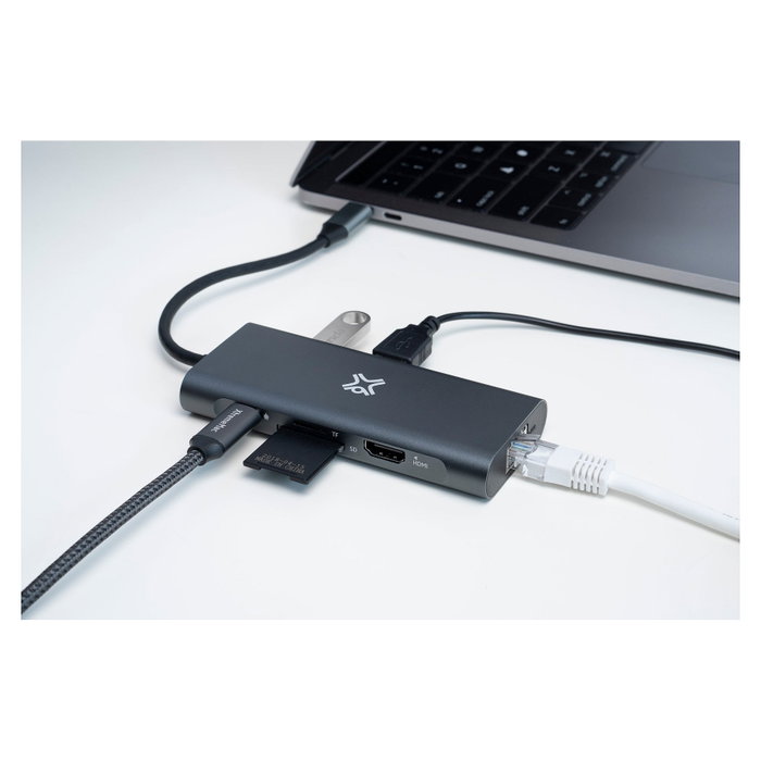 XTREMEMAC XWH-HUB8-13 Hub USB-C de 8 puertos