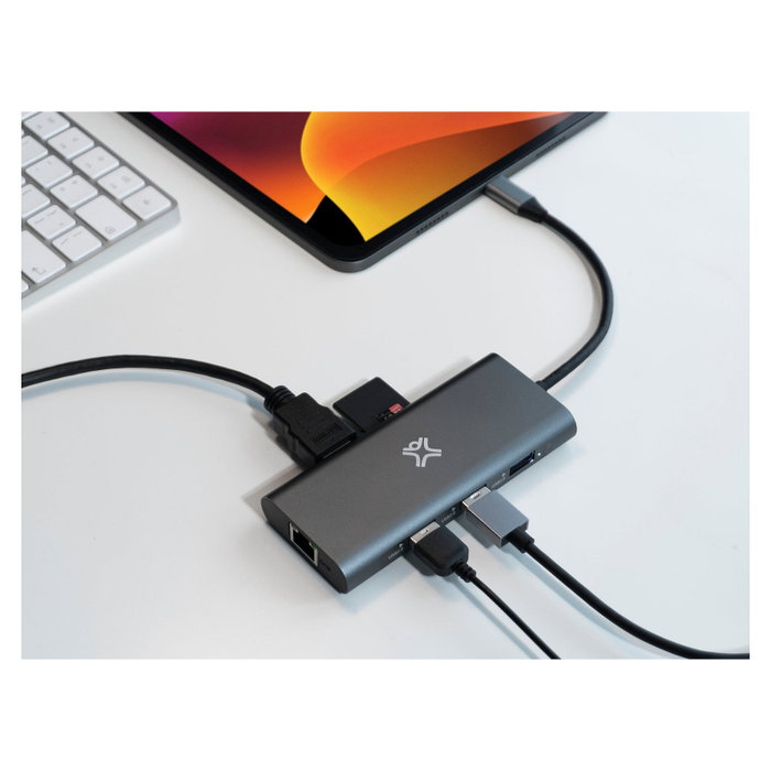 XTREMEMAC XWH-HUB8-13 Hub USB-C de 8 puertos