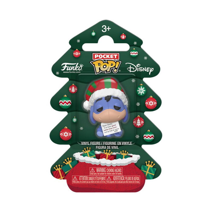 Funko Winnie the Pooh Holiday 2025 Llaveros Pocket POP! Vinyl Eeyore Tree Holiday Box 4 cm Funko Winnie the Pooh Holiday 2025 Llaveros Pocket POP! Vinyl Eeyore Tree Holiday Box 4 cm
