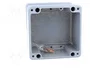 BOPLA EUROMAS Carcasa de Aluminio Universal IP66 100x100x81mm