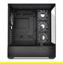 Sharkoon AK6 RGB ATX Caja de PC con Panel Lateral de Vidrio Templado y 3 Ventiladores RGB Incluidos, Negra