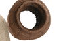 DKD Home Decor Jarrón de Fibra 20x20x40 cm Surtido de 2 Unidades