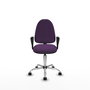 PIQUERAS Y CRESPO Silla de oficina Aýna con mecanismo de doble maneta, color Morado