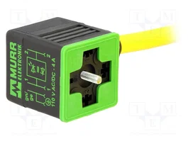 MURRELEKTRONIK Conector de Válvulas Versión A 4 Pines Hembra 24VDC 4A