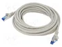 GOOBAY Patch cord Cat 6a S/FTP 5m Gris