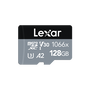 Lexar LMS1066128G-BNANG Tarjeta MicroSDXC Profesional 1066x de 128 GB UHS-I Clase 10, V30, U3, 160MB/s Lectura, 120MB/s Escritura