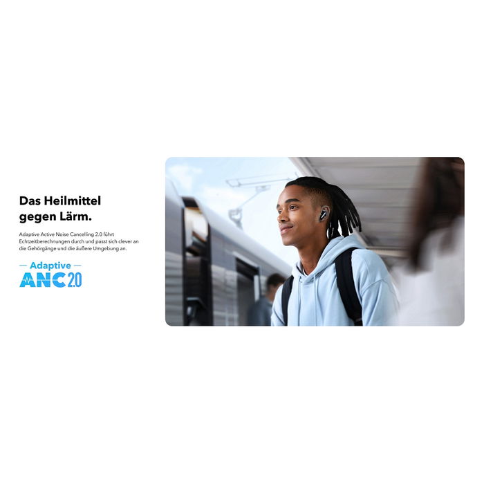 Anker Liberty 4 NC Auriculares Inalámbricos True-Wireless con Cancelación de Ruido Activa Negro