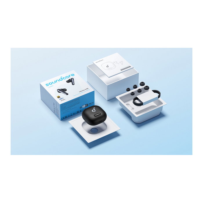 Anker Liberty 4 NC Auriculares Inalámbricos True-Wireless con Cancelación de Ruido Activa Negro